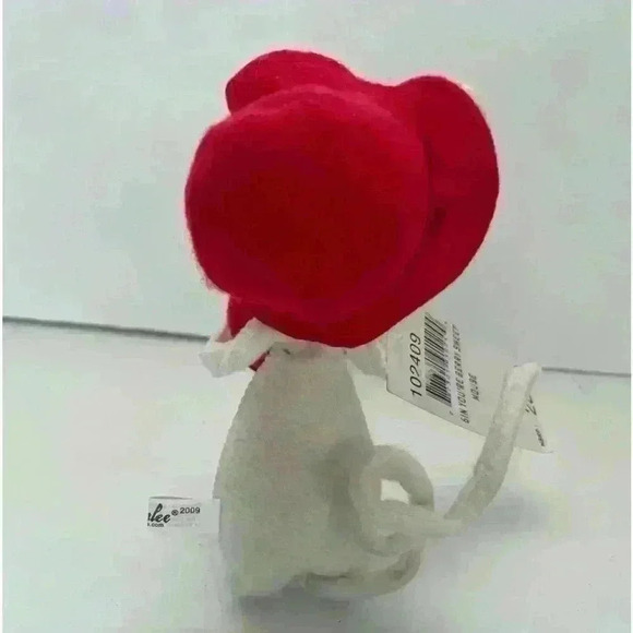 Annalee 6" 2009 Valentine Day doll You're Berry Sweet Boy Mouse 102409 - Picture 3 of 4